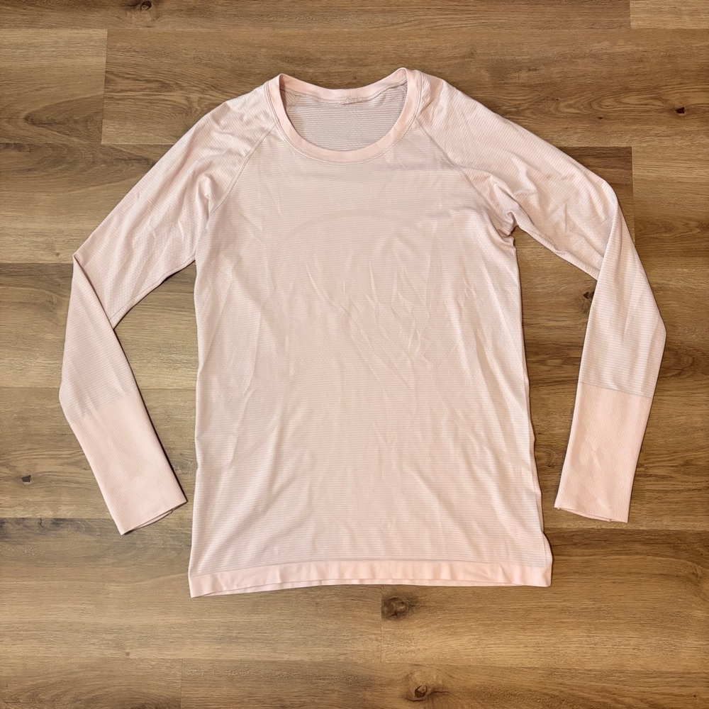 Women's Pink Long Sleeve Top